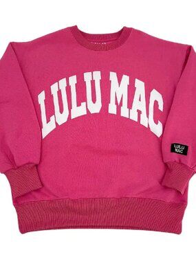 LuLu Mac Hot Pink Sweatshirt XL NWT